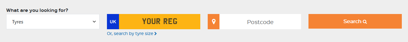 Temp tyre search